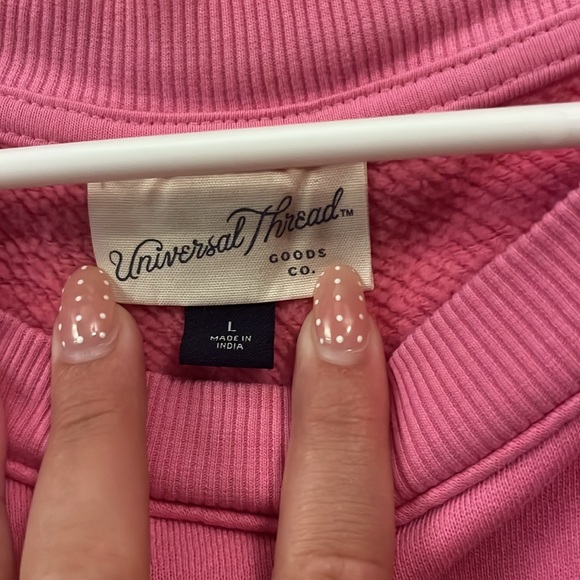 Universal Thread Pink Women's Sweatshirt - Picture 2 of 2